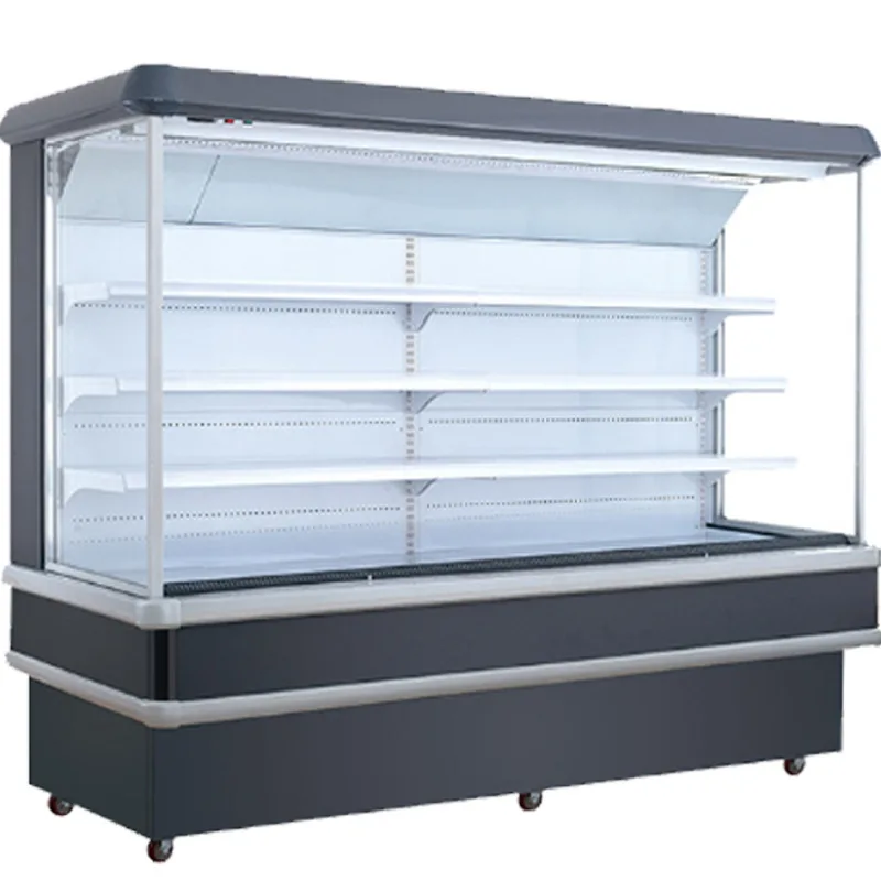 Commercial supermarket freezer, fruit and vegetable fresh-keeping drink Malatang a la carte display cabinet