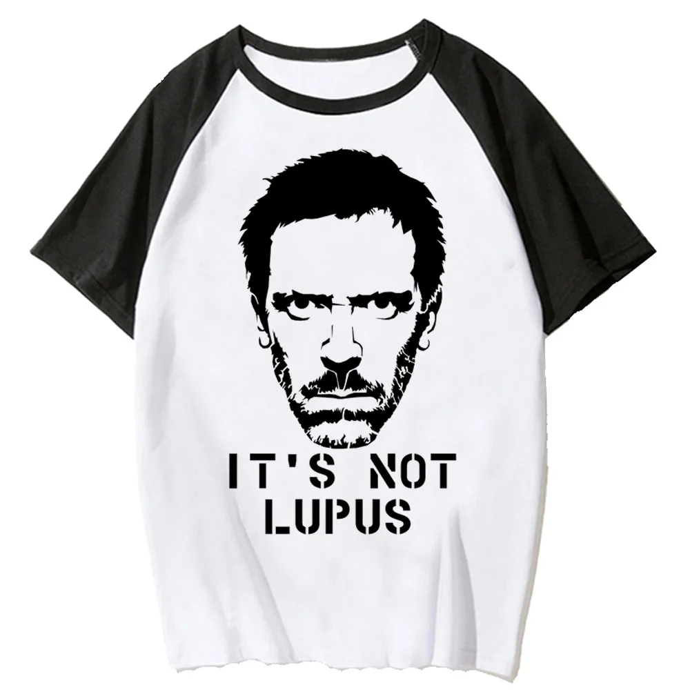 House Md t-shirt damski harajuku Y2K top odzież komiksowa dla kobiet