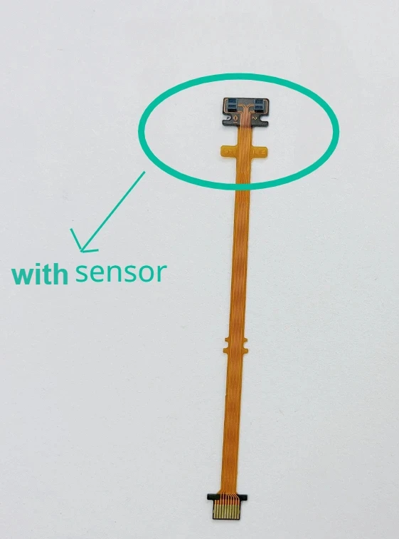 Novo para sony fe 55mm f1.8 sel55f18z lente pequena plana manual de foco cabo flexível + sensor acessórios da câmera