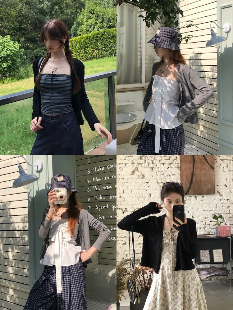 

7arewill, весна-лето, новая свободная вязаная верхняя одежда с заниженными плечами, женское тонкое пальто с защитой от солнца, повседневное длинное пальто