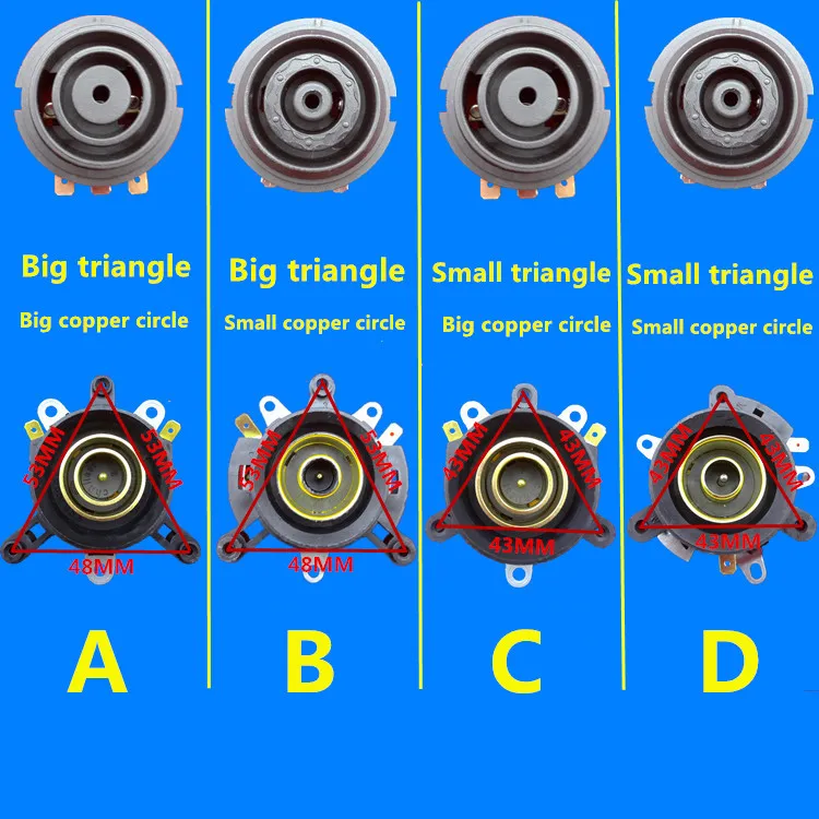 YYT High-quality electric kettle accessories electric kettle base thermostat temperature control switch connector coupler socket