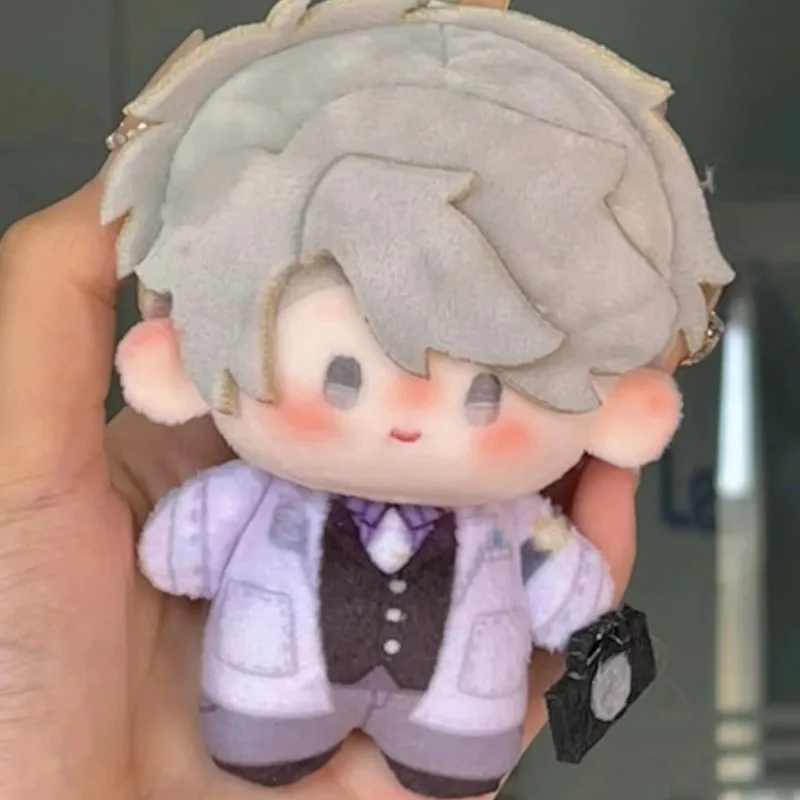 10CM Game Anime Identity V Cosplay Survivors Aesop Carl Embalmer Kawayi Soft Plush Adorable Pendant Key Chain Gifts