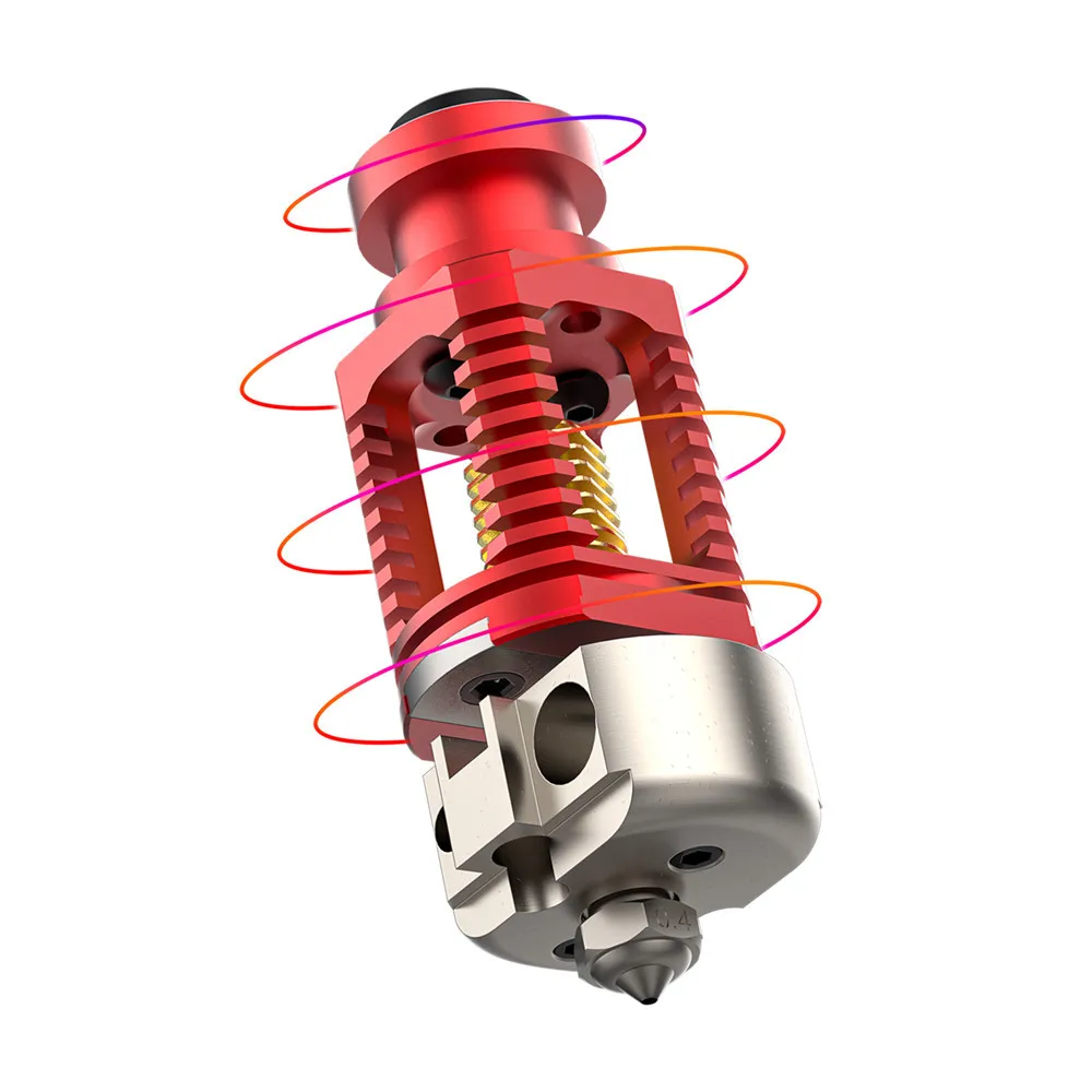 Kit completo da extremidade quente da extrusora de hotend do metal para a extrusora de bowden da série de voron pla/abs/pc/petg/pa/madeira/pp/fibra de carbono/impressora 3d de tpu