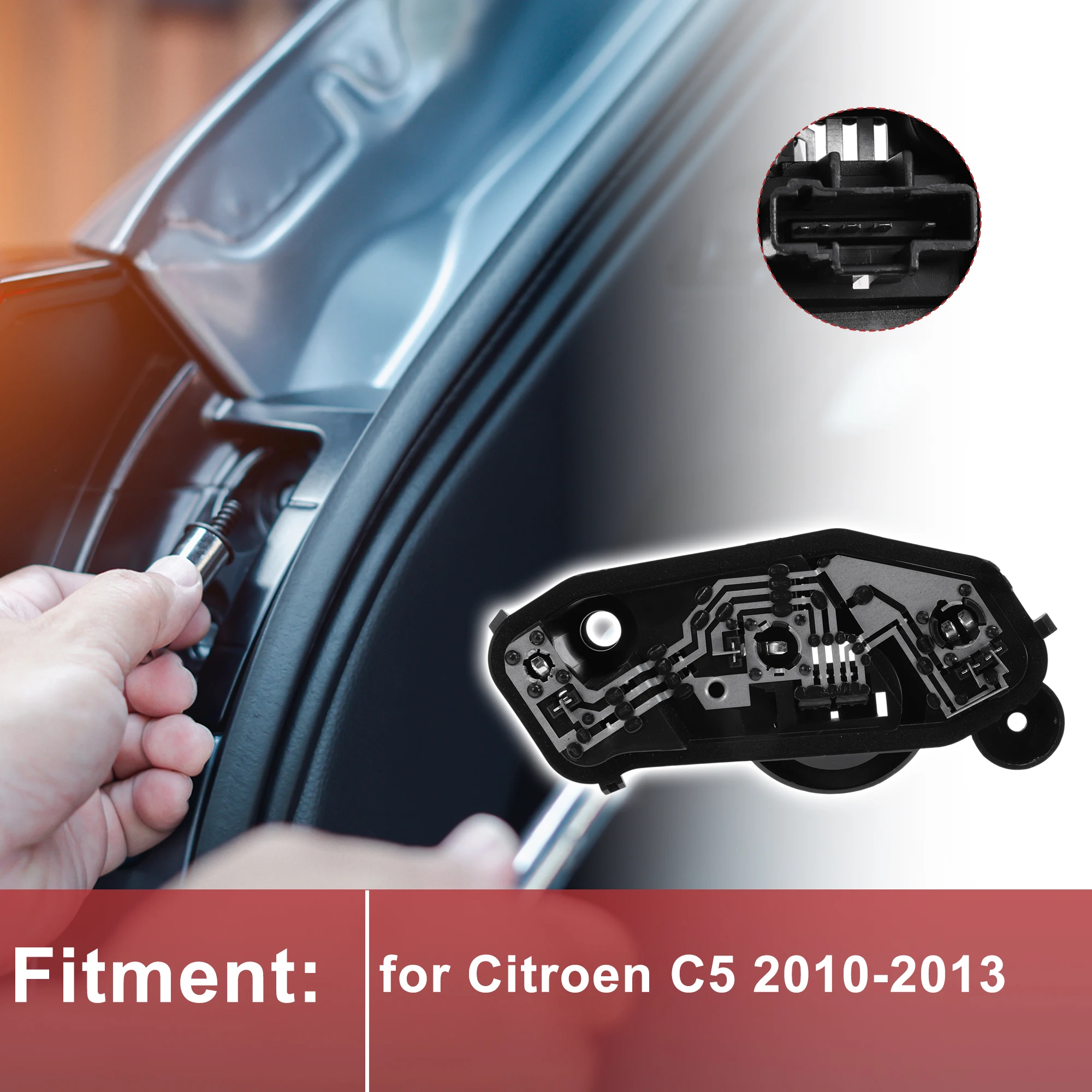 

X Autohaux 1 шт. левый разъем заднего фонаря для Citroen C5 2010-2013 разъем лампы