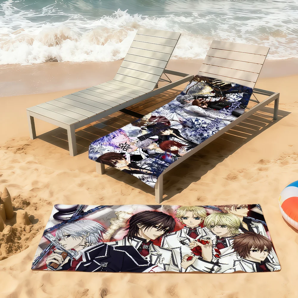 manga classic anime cool art v-Vampire Knight Soft Quick Dry Beach Towels for Gift Travel Gym bathing Spa Camp sport Pool Towel