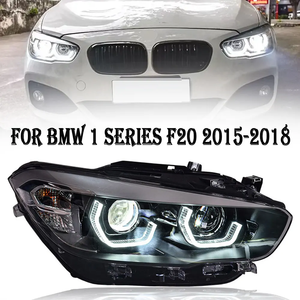 Car Headlights For BMW 1 Series F20 2015-2018 LED Car Lamps Daytime Running Lights Dynamic Turn Signals Car Accessories