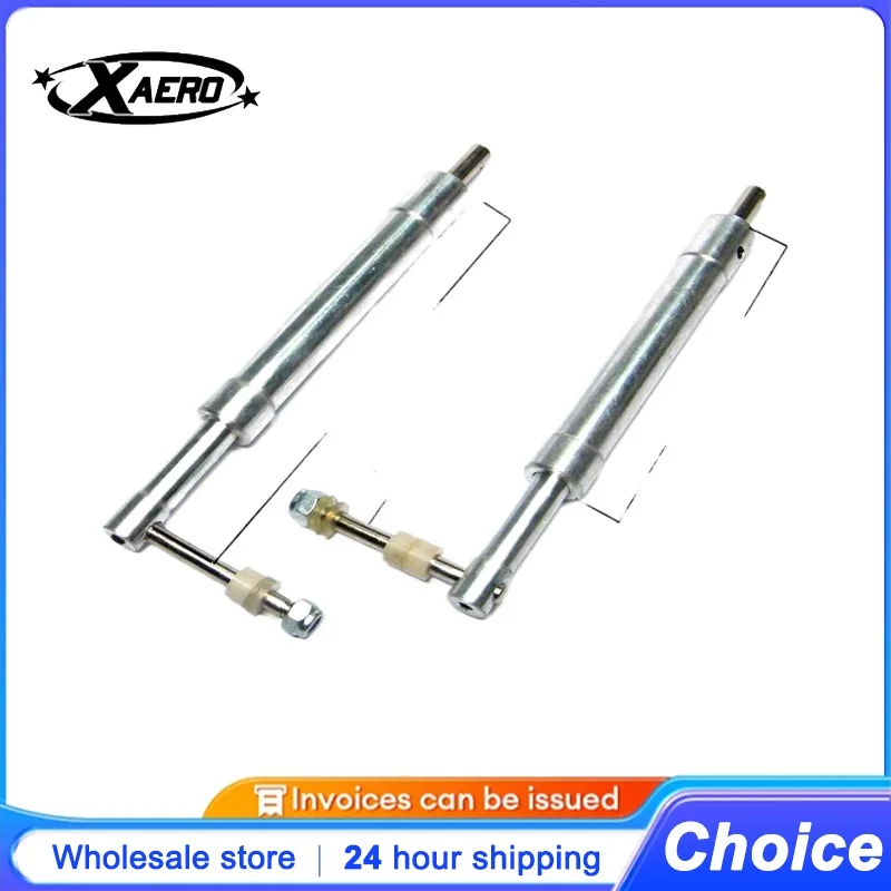 

Амортизирующее шасси Xaero 100 мм из металла для радиоуправляемых самолетов, вертолетов и дронов, прочная виброгасящая стойка из сплава