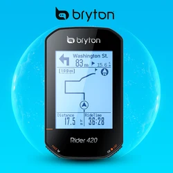 Bryton Rider420 Rider 420 420 420E GPS Bike Computer Bicycle Japanese Portuguese Spanish Cycling Cycling Odometer Speedometer