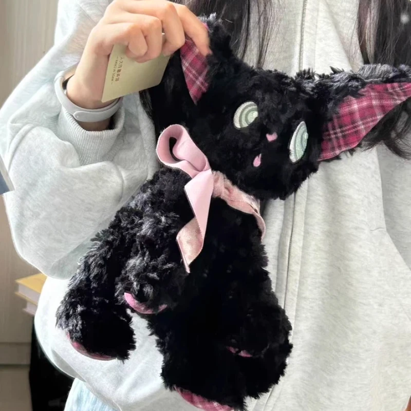 Brinquedos de pelúcia ouvindo gatinhos, bonecas fofas de pelúcia, travesseiros de dormir, boneca de menina, presente de aniversário, enchimentos de algodão, amigável à pele