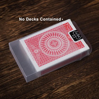 Air Sheath for Playing Cards Deck (20 pcs) Dust-Defying Transparency Card Magic Accessories Stage Close up Magic Tricks Magician