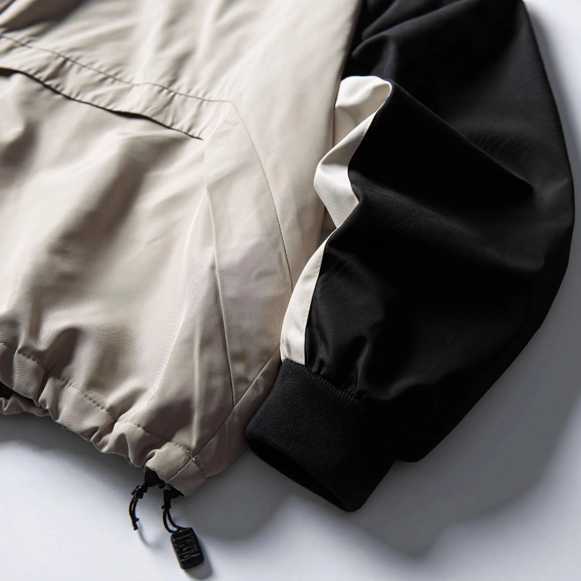 سترة مبطنة بالقطن بغطاء للرأس ذات ألوان كلاسيكية أمريكية |   معطف شتوي دافئ مبطن بالصوف، سويت شيرت سميك