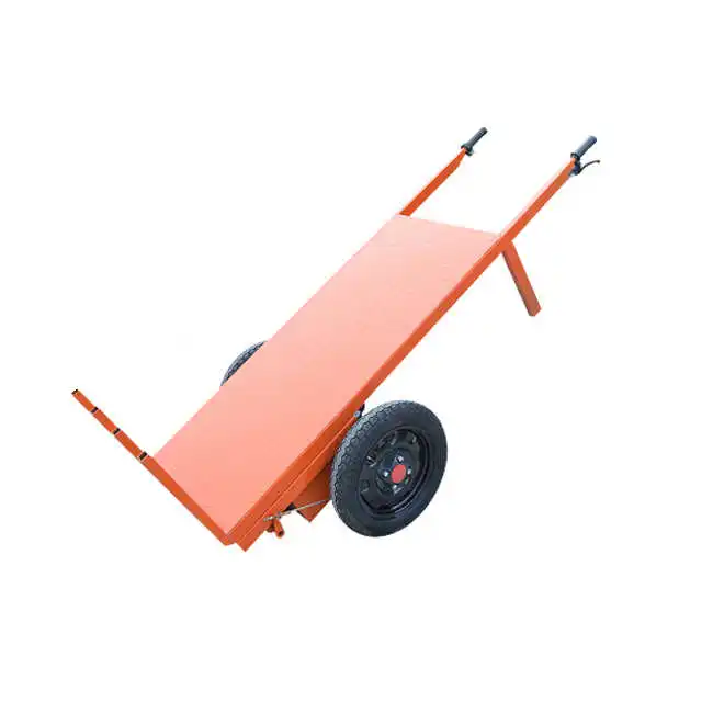 Xuyang Electric Trolley Cart Flatbed Trolley With Big Wheels For Transportation Construction Site Electric Platform Hand Truck