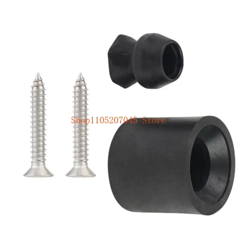 37cd 4pcs Trailer Door Holder set Rubber Bumpers Fade Resistant Trailer Door Support set Simple Installs for Horse Trailers