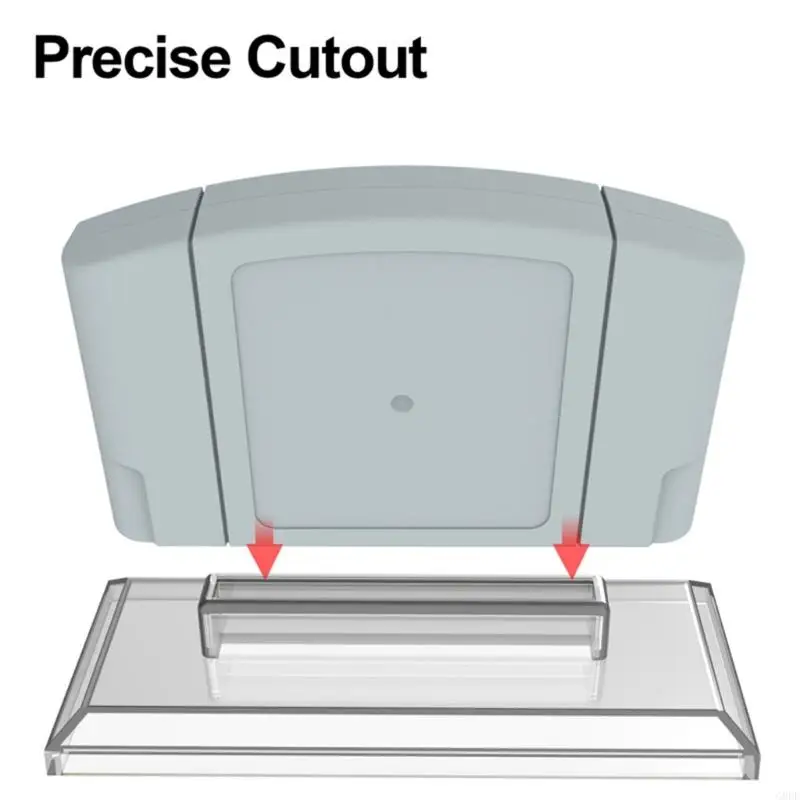 G8df acessórios jogos expositor cartucho jogo transparente vintage abs prateleira armazenamento à prova arranhões