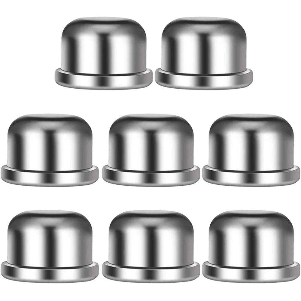 

8 Pcs Lamp Finials Metal Decorative Hat Light Covers Extra Large Harp Horn Frame Knob Sturdy Anti Corrosion Easy Install