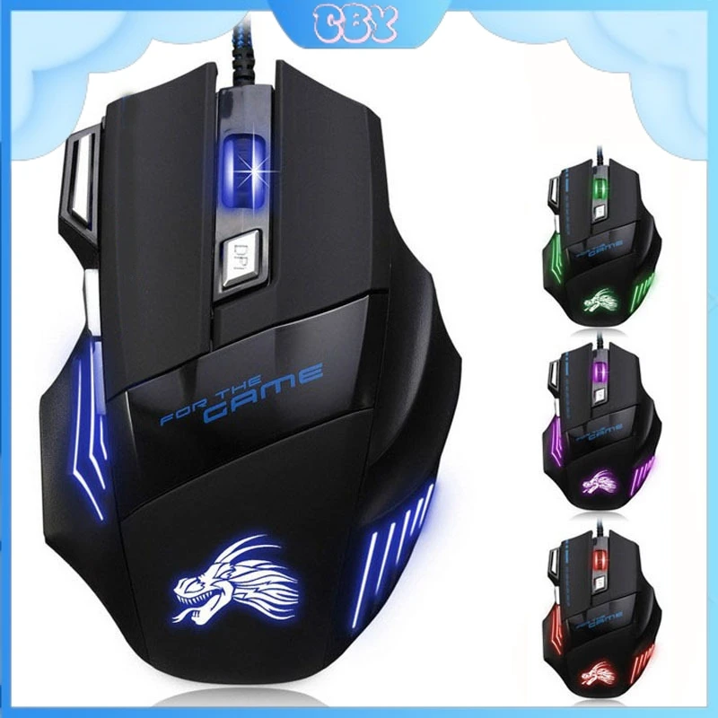 Usb Wired Computer Mouse Esports Photoelectric Game Breathing Light Desktop Laptop Universal Simple Atmosphere Explosions