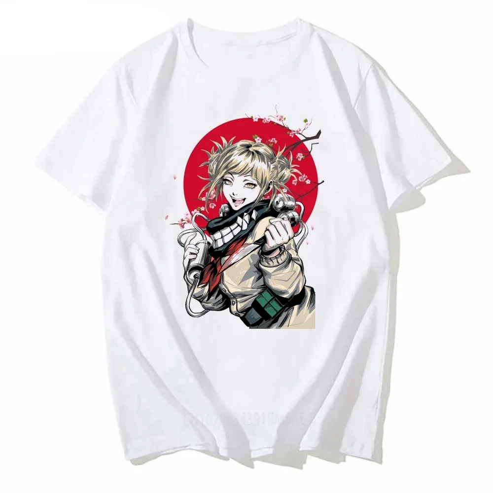 Summer Creative oversized Tshirt Anime Girl Toga MHA Print Tee Homme funny Plus szie Tshirt