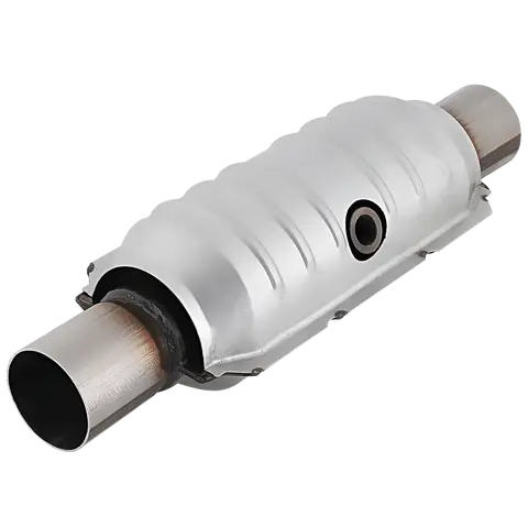 Weld-On 2.5" UNIVERSAL Three-way Catalytic Converter Stainless 2.5 Inches Steel Exhaust High Flow Car Accessories 99306HM