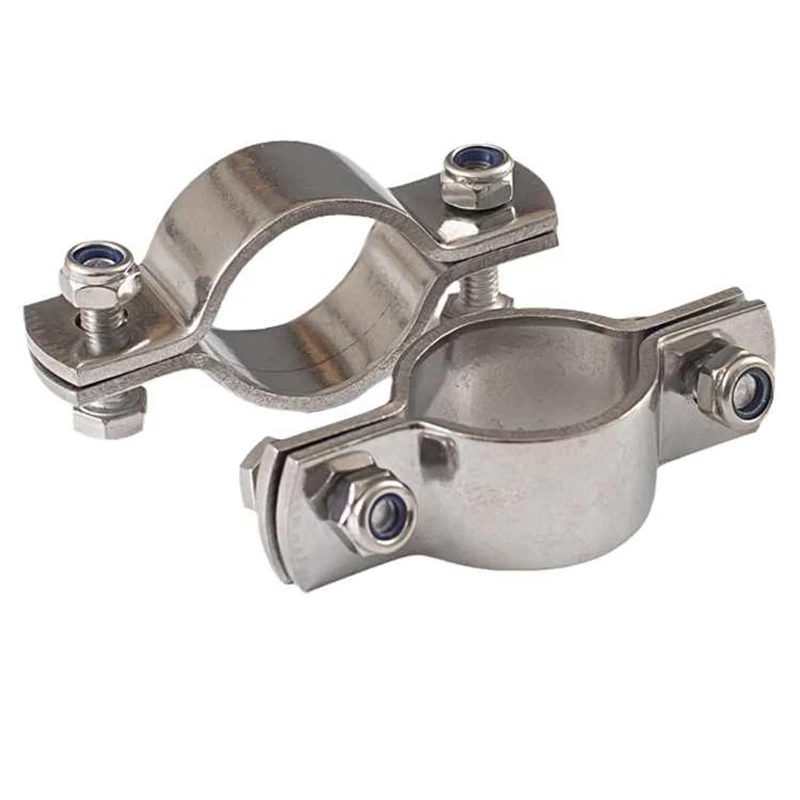 1Pc Stainless Steel Hose Clamp Exhaust Air Water Pipes Durable Sealing Powerful Strength Repair Welding Tools, Inner 12-204mm