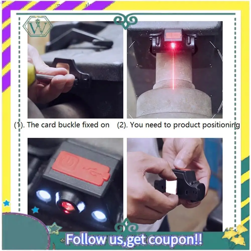 Upgraded Wheel Balancer Laser-Locator Infrared Measuring Point Lead Block Tire Balance Laser-Light