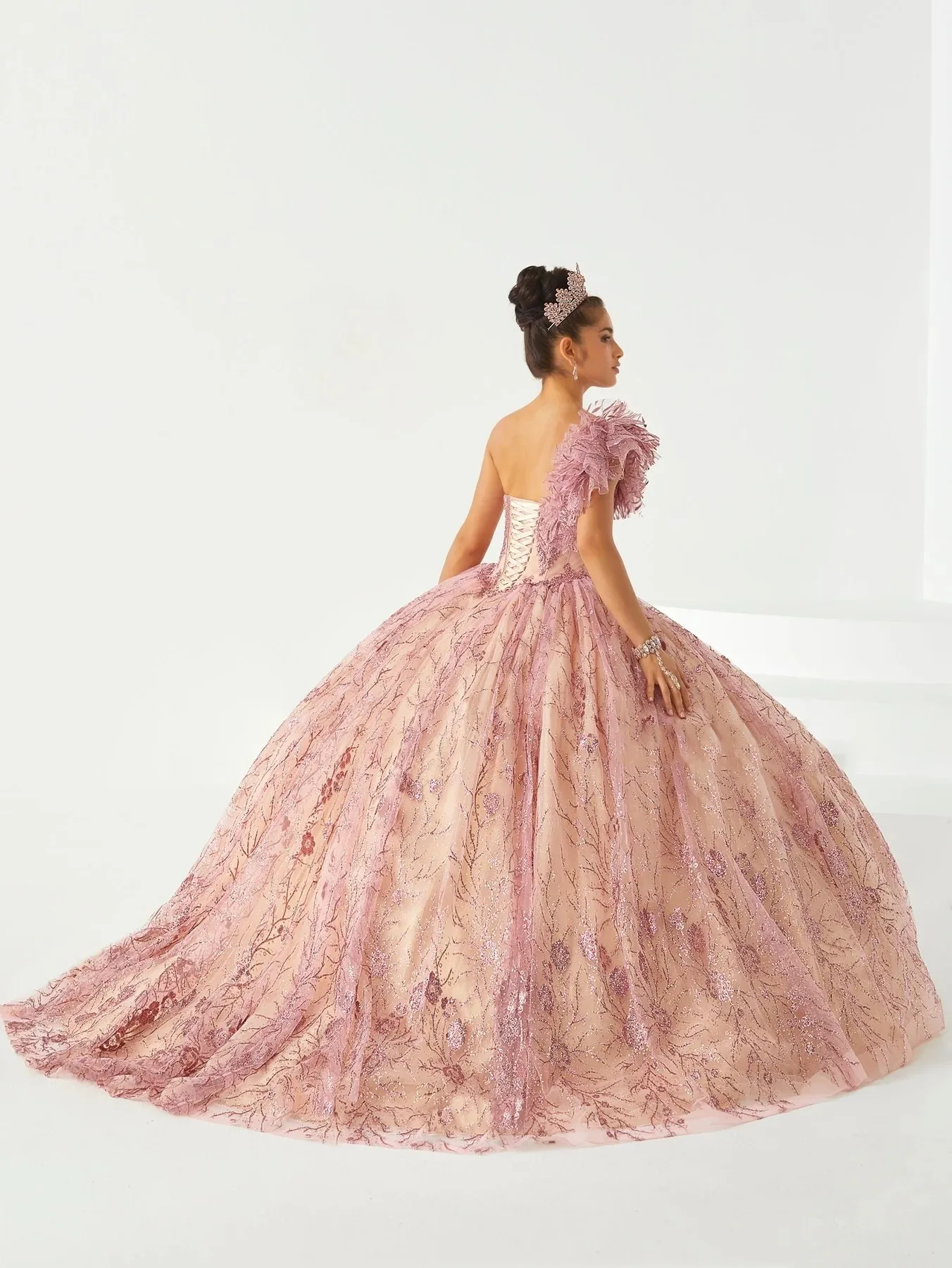 Sparkle Charro Quinceanera Dresses Ball Gown Sweetheart Sequins Puffy Mexican Sweet 16 Dresses 15 Anos