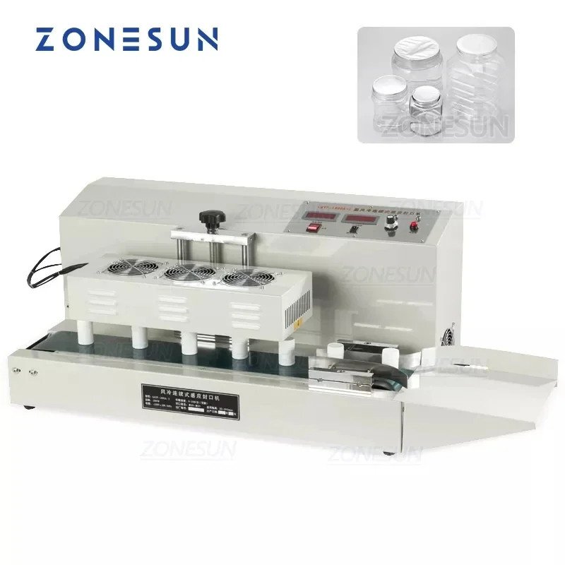 

ZONESUN Transistor Air-Cooling Desktop Electromagnetic Continuous Induction Sealing Machine Sealer Machine For Vitamin Bottle