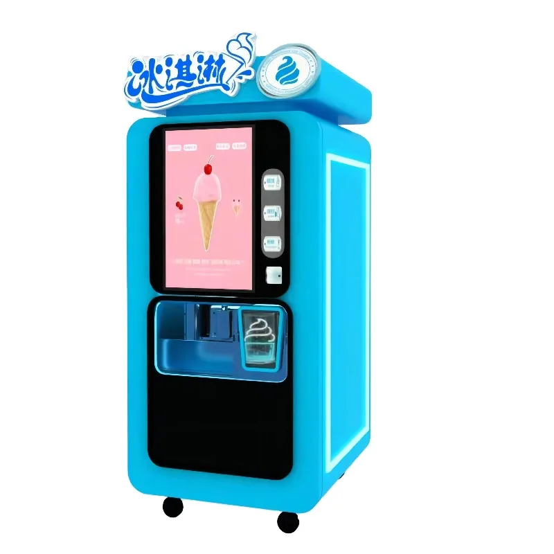 Customized Automatic Gelato Ice Cream Vending Machine Custom Flavor OEM ODM for Restaurant Chain Business Ideas To Sell