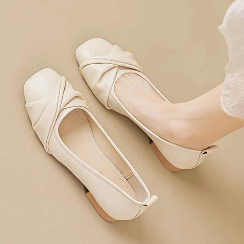 

DIMANYU Women Beanie Shoes 2023 New Casual Autumn Asa Girls' Loafers Large Size 41 42 43 Women's Shoes