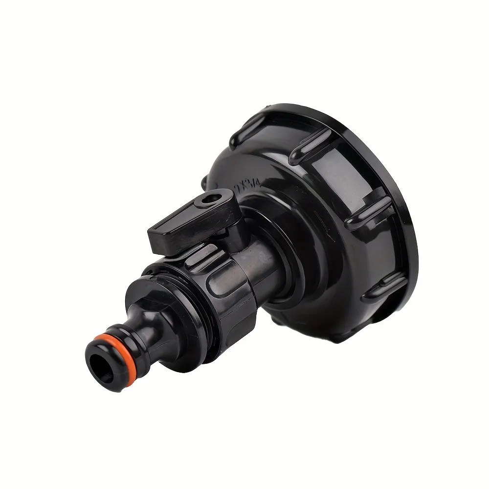 1000L IBC ton barrel lid S60x6 quick connector garden irrigation garden water connection piece with switch connector