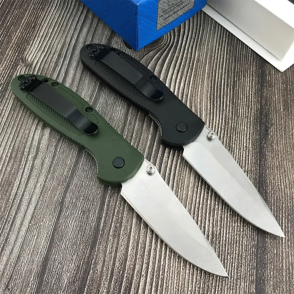 556 Mini-Griptilian Pocket Folding Knife S30V Water Drop Blade Nylon Fiberglass Black / Green Handle Outdoor Hunting EDC Tools