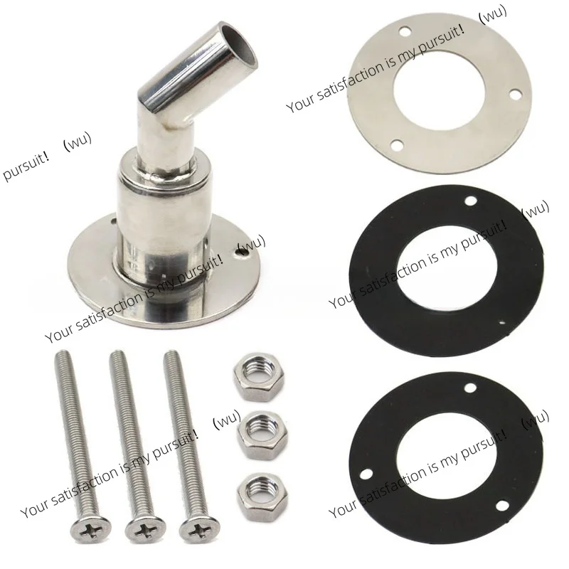 for 24mm Stainless Steel Flange Exhaust Pipe, Vent Tube Parts for Marine Yacht Parking Heater