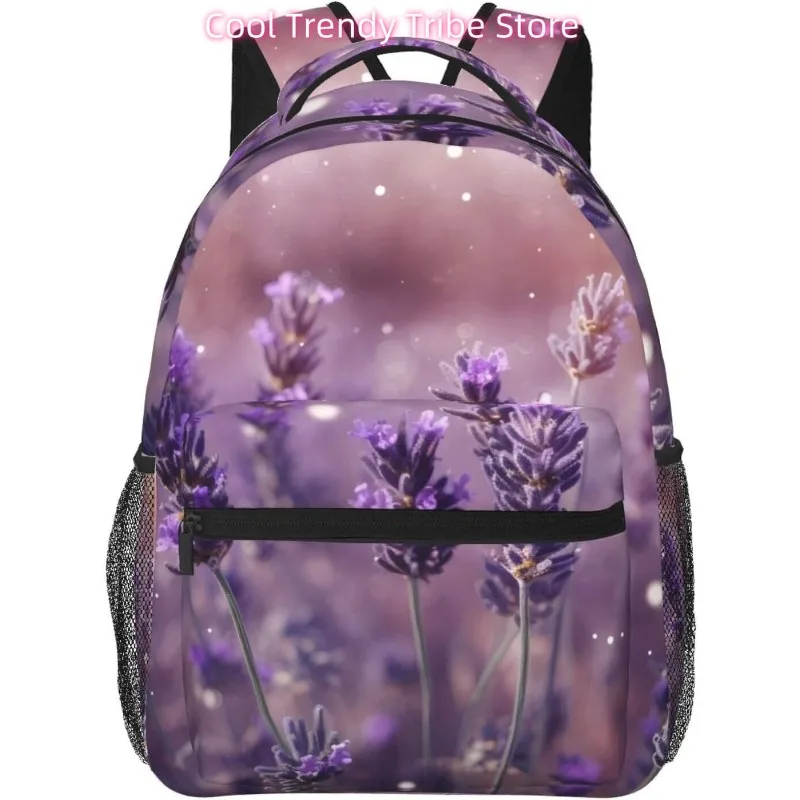 

laptop bag back to school Simple Lavender Lightweight Laptop Backpack Lightweight Multipurpose Travel Casual Daypack Unisex Coll