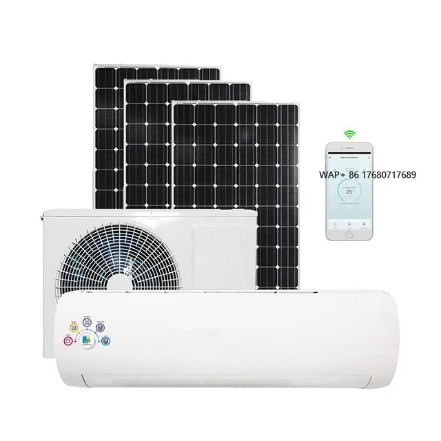 

18000btu CE Certified Solar Thermal Hybrid Air Conditioner DC Powered R32 Refrigerant Home Use