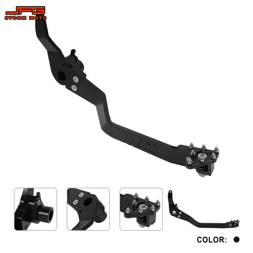 

Для Honda CRF 110F 2013-2023 мотоциклетные задние подножки, стойки тормозного рычага переключения передач, педаль из алюминиевого сплава, детали для мотокросса с ЧПУ