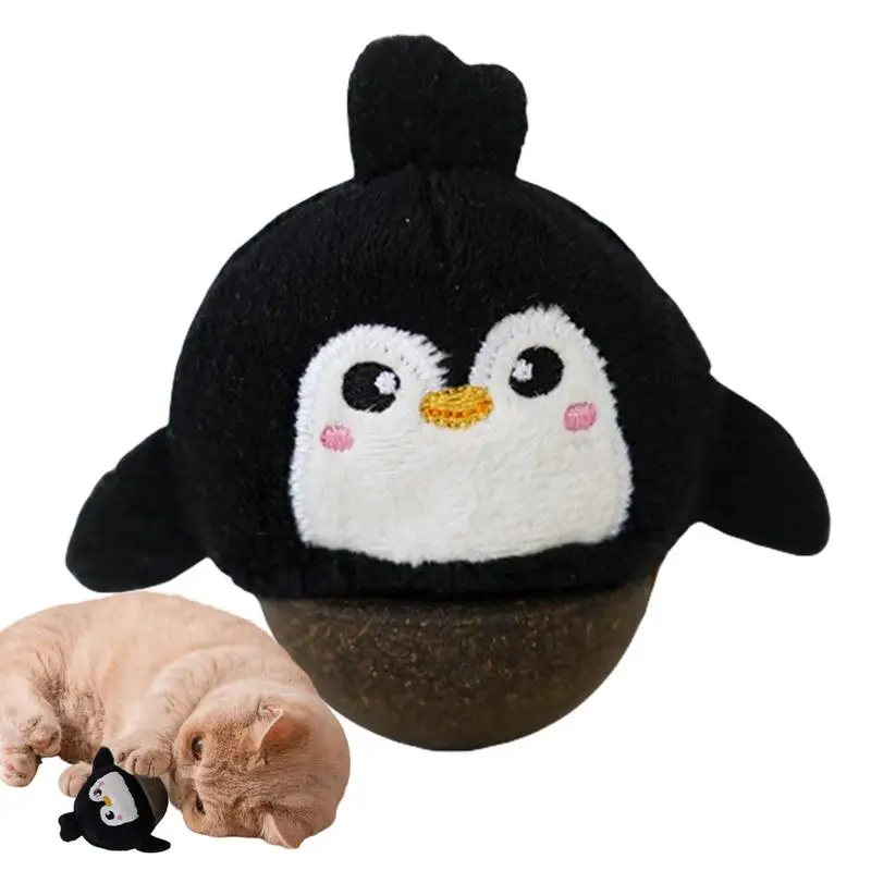 Interactive Cat Toy Penguin Indoor Kitten Toys Interactive Cat Toy Penguin Cat Toy For Indoor Cats To Play Alone Never Boredom