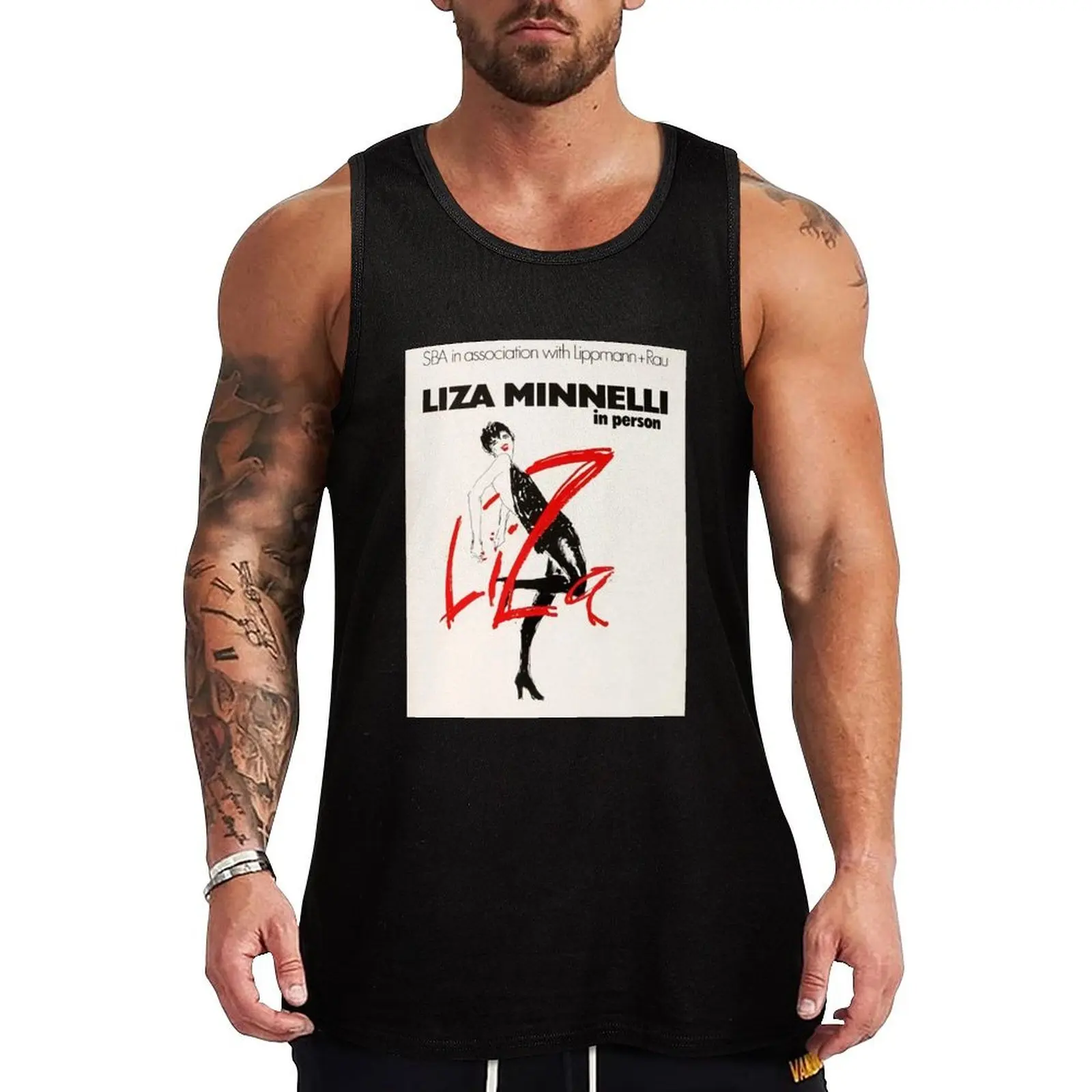

Liza Minnell Tank Top Vest male Gym T-shirts for men sleeveless