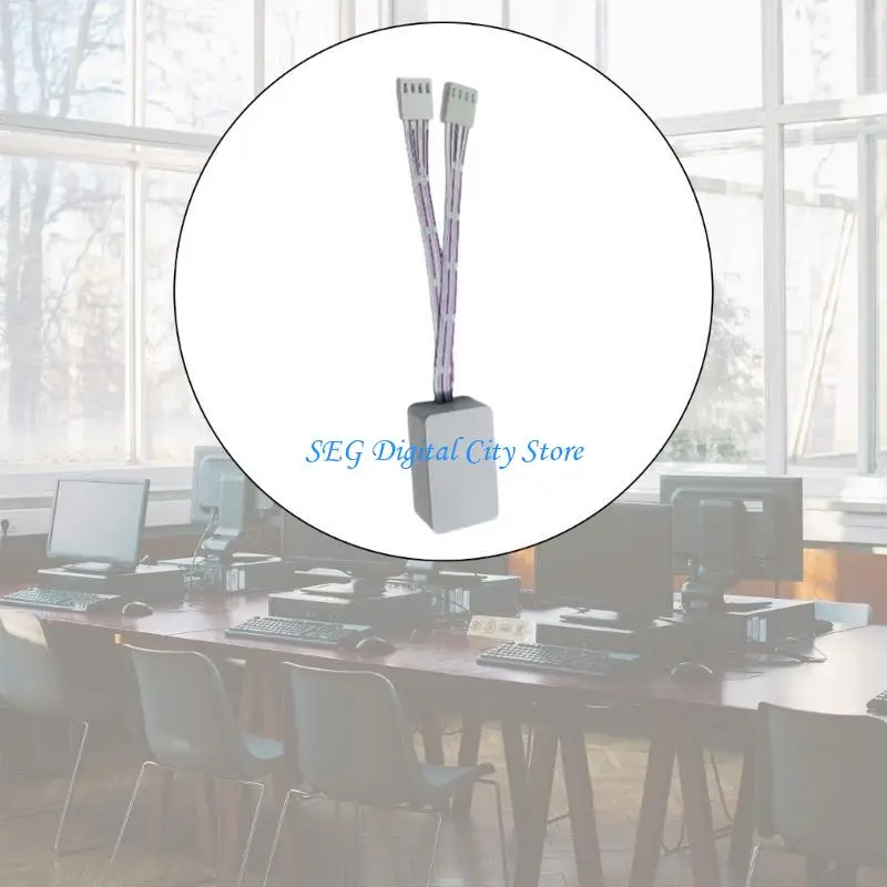 

U75B Efficient 4+4 PWM Wire Fan Emulator for Managing PC Cooling Fan Control