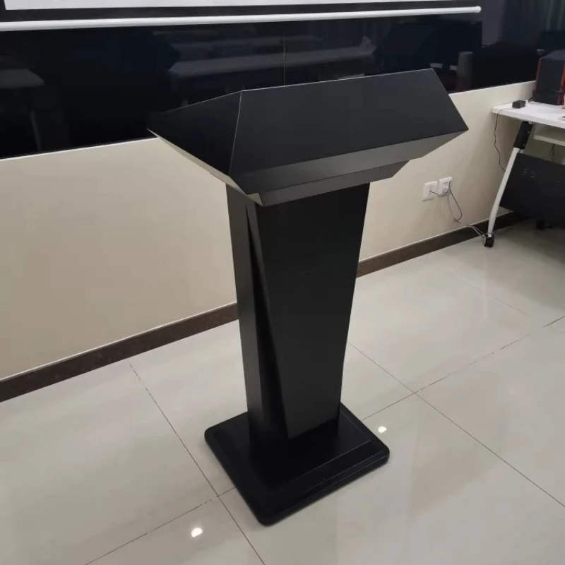 Welcome Stainless Reception Desks Steel Speech Conference Reception Desks Host Light Luxury Office Furniture Военное ДелоZY40JDT