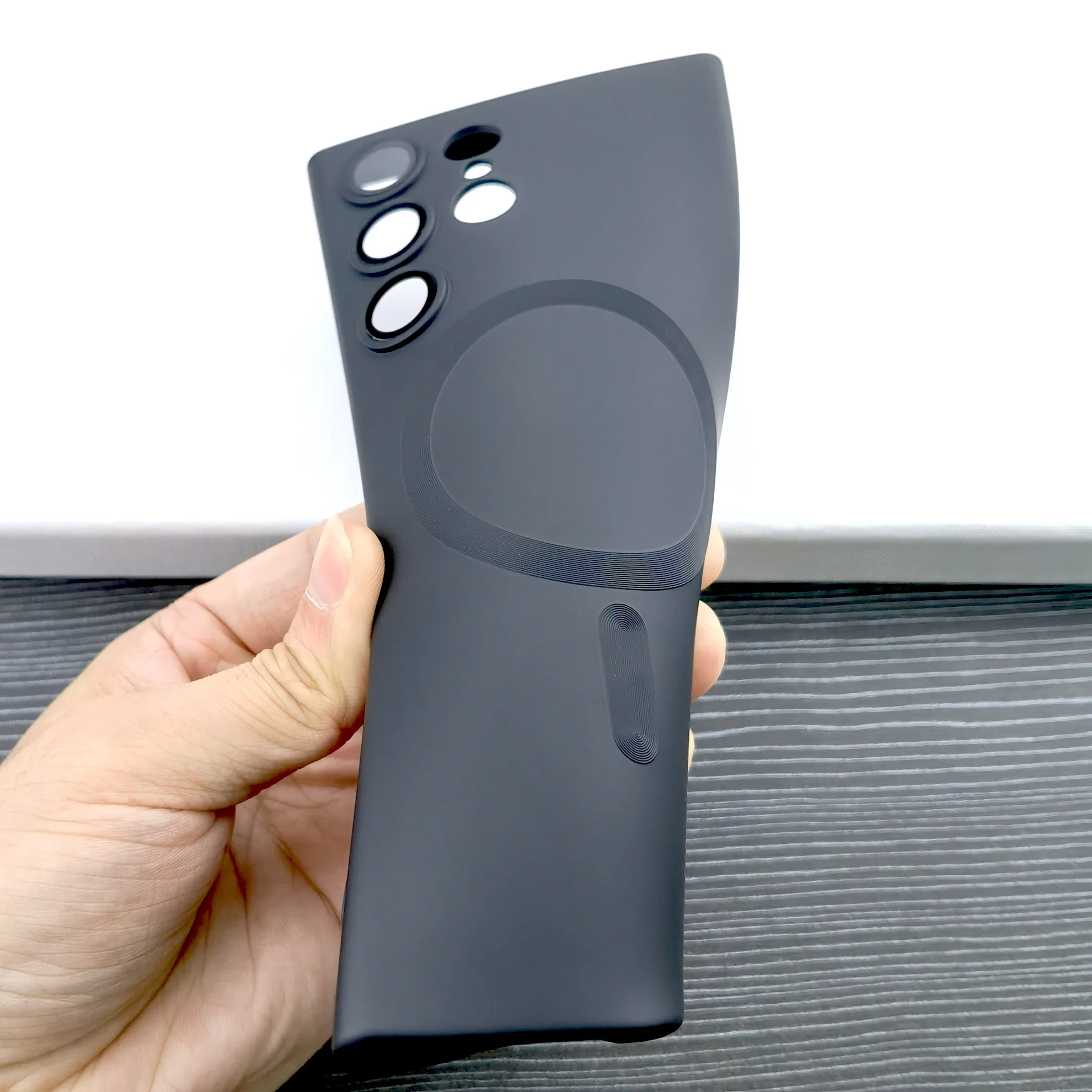 Custodia morbida in Silicone per Magsafe per Samsung Galaxy S23 S22 S21 S20 Ultra Plus FE Note 20 10 Mag Safe con coperture complete dell'obiettivo della fotocamera