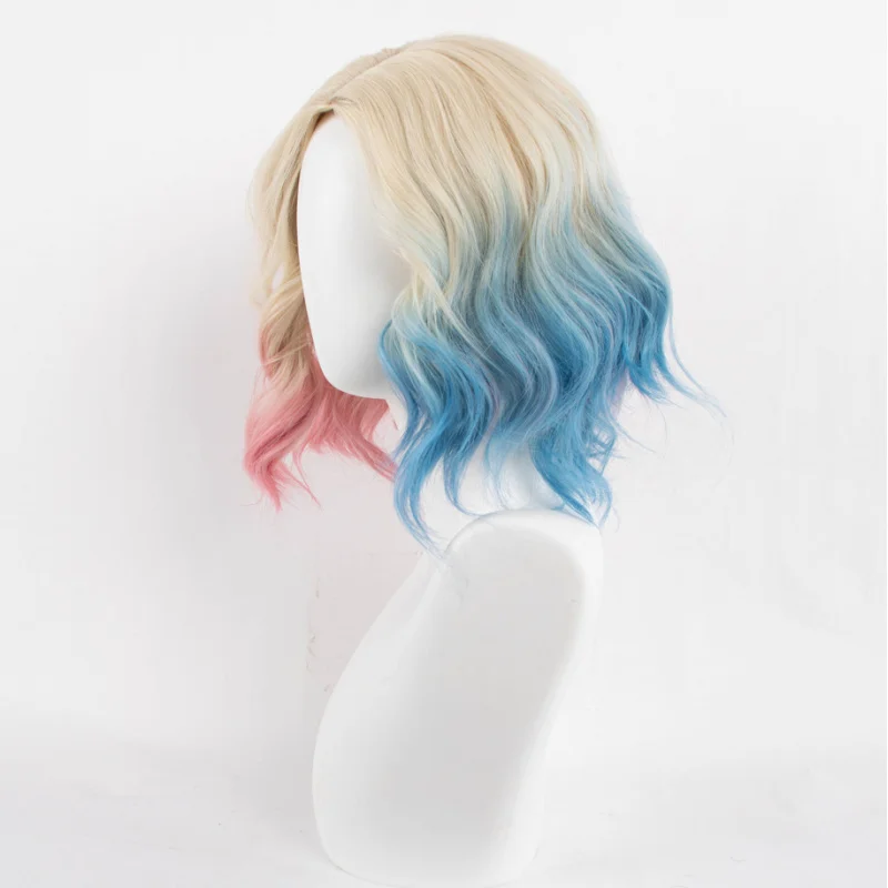 الأربعاء أنيمي من التلفزيون الأمريكي SeriescosWig Inid · سنكلير وولف فتاة الأوروبية والأمريكية التدرج مصبوغ شعر مستعار مجعد #3