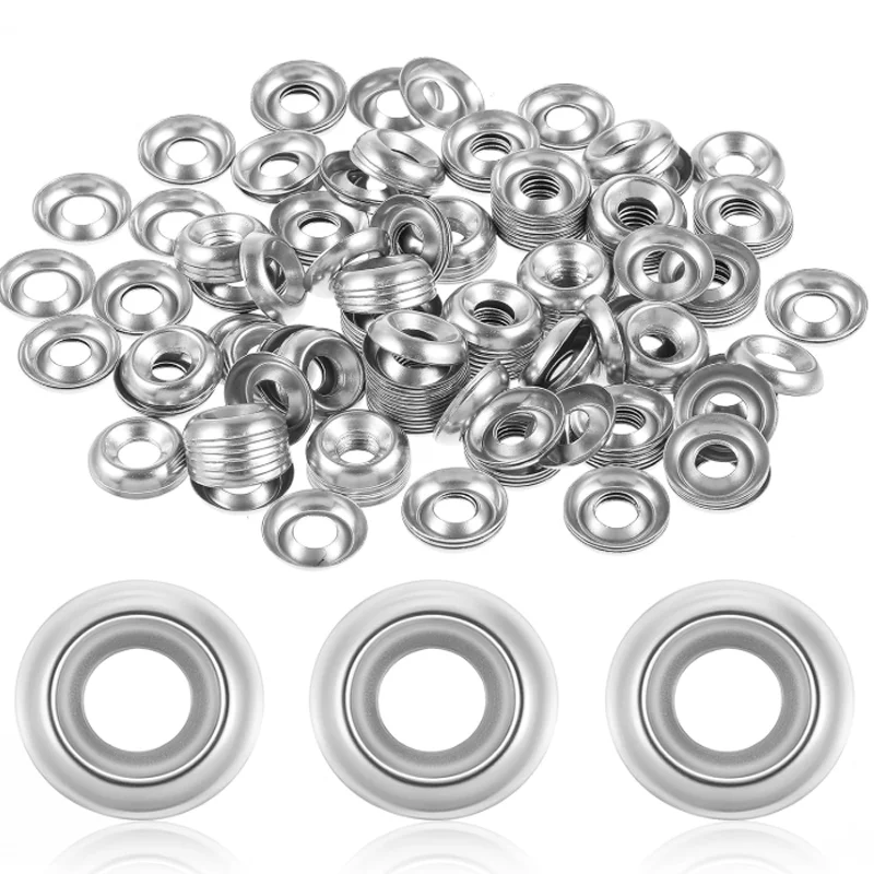 

Коническая шайба 6 # 8 # 10 # 12 # Шайбы полые с потайным креплением из нержавеющей стали 304, толщина 2,5-3,5 мм