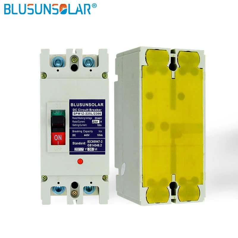 1pcs/lot 2P 250A DC440V MCB Solar Energy Photovoltaic PV Molded Case DC Breaker TF0182