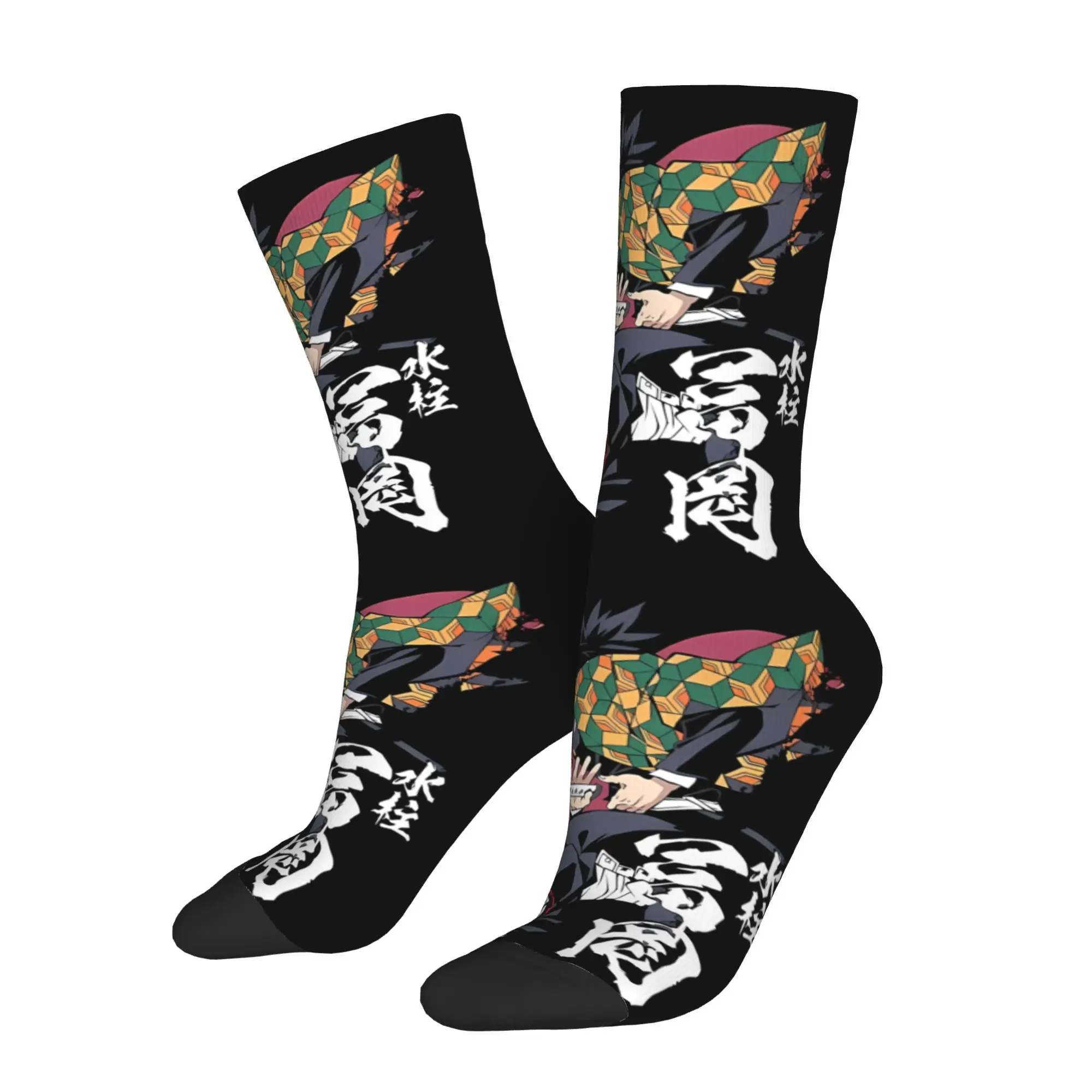 

An animation about fighting with evil spirits Demon Slayer Sock Printed Man Polyester