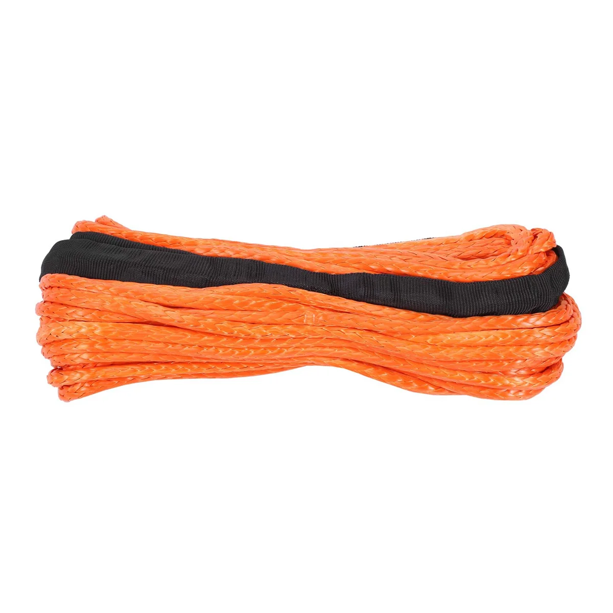 Synthetic Winch Rope, Orange1/4 x 50Ft Synthetic Winch Rope Line Cable for ATV UTV SUV Truck Boat Winch