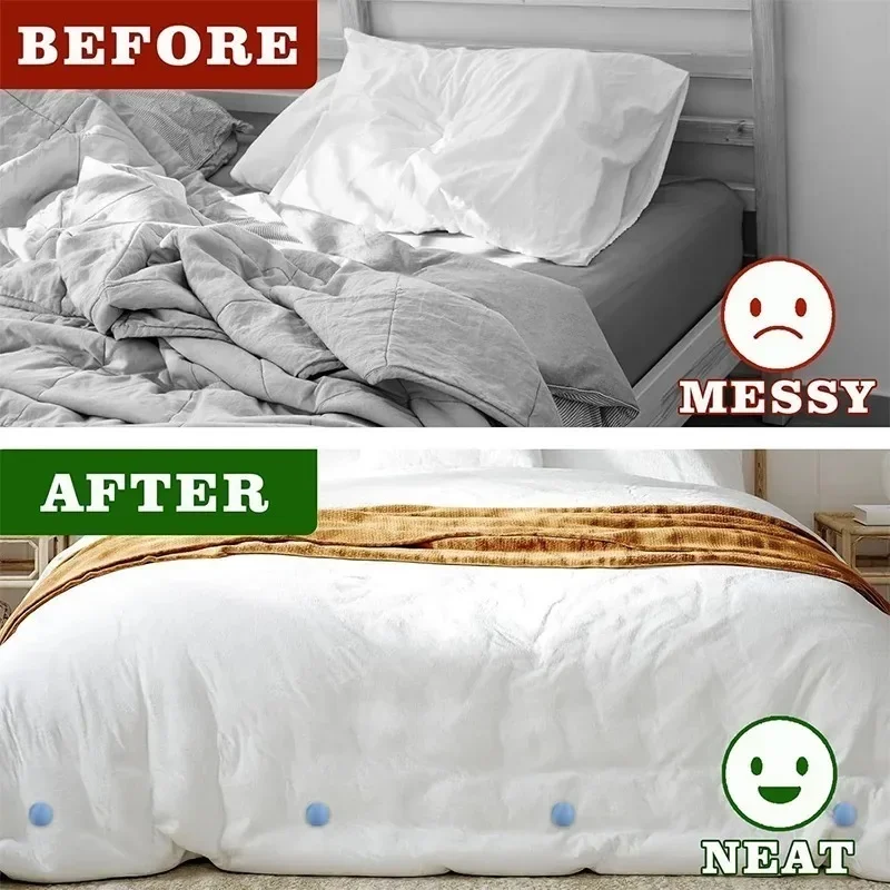 10-30x حاف دبوس مقاطع لحاف ملاءات السرير لحاف كليب المضادة للانزلاق بطانية أبازيم المعزي المثبتات القابضون مشابك الغسيل أوتاد المرتبة