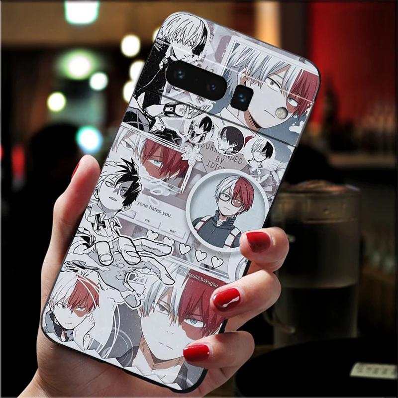 حافظة لهاتف جوجل بيكسل 10 9 برو XL 9A 8 7 6 برو بيكسل 8A 7A 6A بكسل 8 7 6 5 بطلي الأكاديمية الجمالية باكوغو