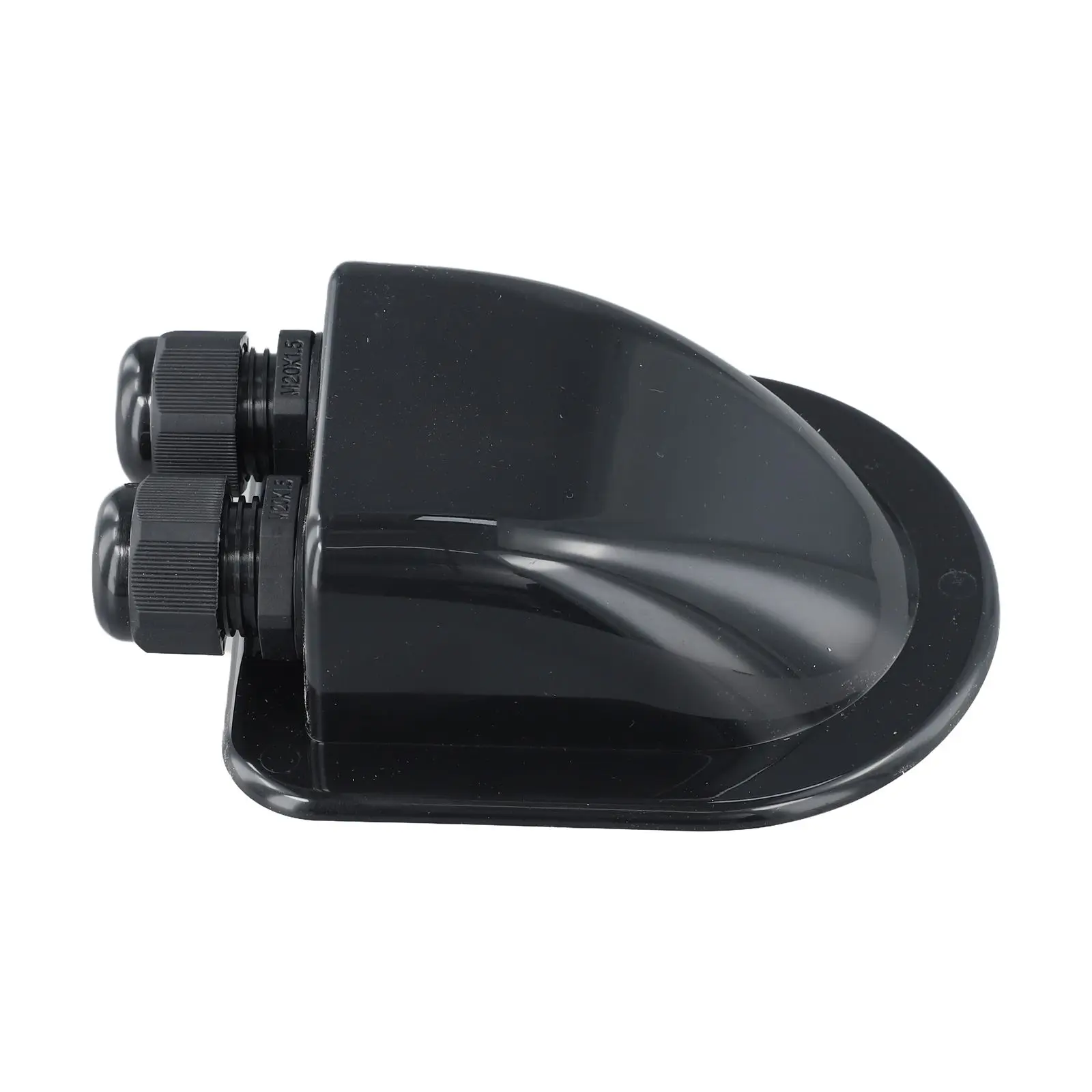 RV Cable Grommet Waterproof Cable Grommet Waterproof Cable Grommet Box Double-Hole Design Elegant Curved Design