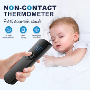 AIQUE Digital Thermometer Without Contact Infrared Thermometer Testa Ear Ear Thermometer Medical Body Fever Baby/Adult Temperature 12 Main Sales Camera Thermographic - №1