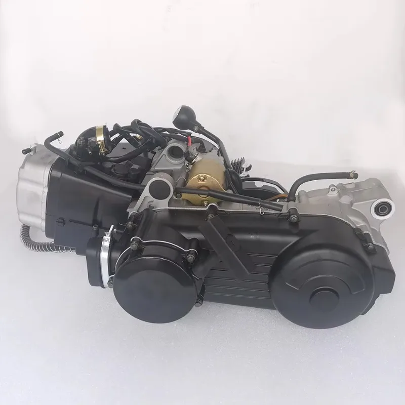 GY6 200cc Engine Assembly Oil Cooled Pull Start CVT Reverse Gear Motor for ATV Go Kart Sand Buggy