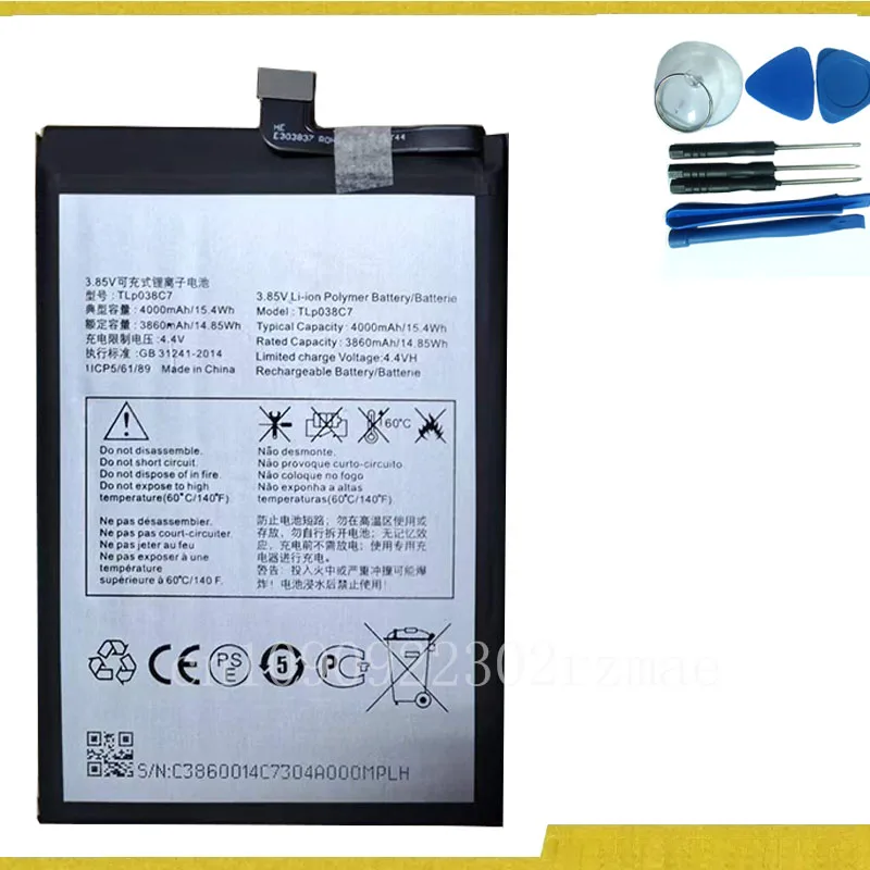 Brand New TLp038C7 TLp038C1 Battery For Alcatel 3x (2019) 5048 5048Y 5048I 5048U  5048A 4000mAh New Replacement